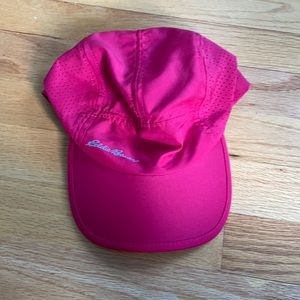 pink eddie bauer baseball cap